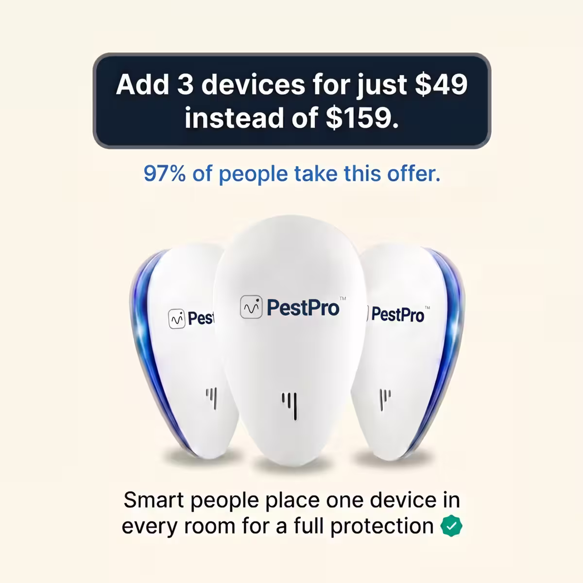 YOU GET 3 PEST PRO FOR THE PRICE OF ONE